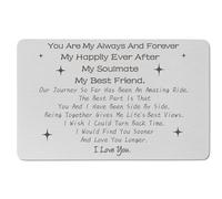 Boyfriend Gifts I Love You Gifts Christmas Stocking Fillers Gift for Boyfriend Wedding Gift Christmas Husband Presents Wallet Insert Card Valentines Day Presents