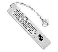 Boyfriend Husband Gifts from Girlfriend Wife Metal Book Markers for Girlfriend Wife Anniversary Bookmark Valentines Gifts for Women Men Romantic Bookmark Soulmate Gift for Husband Wife Groom Bride