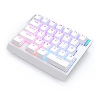 BOYI HE30 Rapid Trigger Gaming Keyboard,One-Handed Magnetic Switch Hall Effect Mechanical Keyboard RGB HotSwap Custom Adjustable Actuation,8kHz Hyper Polling Rate Mini Macro Gasket Keypad (White)