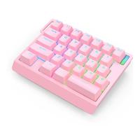 BOYI HE30 Rapid Trigger Gaming Keyboard,One-Handed Magnetic Switch Hall Effect Mechanical Keyboard RGB HotSwap Custom Adjustable Actuation,8kHz Hyper Polling Rate Mini Macro Gasket Keypad (Pink)