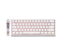 BOYI MAD 60HE Rapid Trigger Gaming Keyboard,Magnetic Switch Hall Effect RGB HotSwap Hyper-Fast Actuation,60% Wired Mechanical Keyboard (White, MAD60 Magnetic Po Pro Switch)