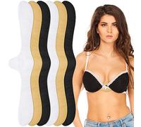 Boyiee 6 Pcs Cotton Bra Liners for Sweat Rash Soft Bra Liners for Under Breasts Sweat Absorber Pads for Women(X-Large)