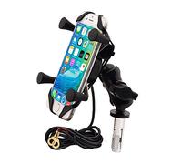 BOYIMU Motorcycles Phone Mount with Charger Mobile Phone Holder GPS Navigation Bracket for BMW S1000RR Suzuki GSX 1300R Hayabusa GSX-R 600 750 1000 Yamaha YZF Kawasaki Ninja Honda CBR -2023 New