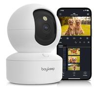 BoyKeep Pet Camera 2K Dog Camera with Phone App Indoor Security Cameras, Motion Detection & Tracking,2-Way Audio, 5G/2.4GHz WiFi/Bluetooth 12-Second Free Cloud Storage Upgraded Version