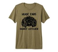 Boykin Spaniel Dog Huge Ears Worst Listener Premium T-Shirt