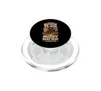 Boykin Spaniel Muddy Boat Hunter PopSockets PopGrip for MagSafe