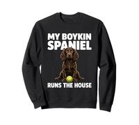 Boykin Spaniel Shirt My Boykin Spaniel Runs The House Funny Sweatshirt