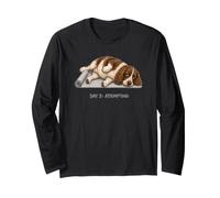 Boykin Spaniel Yoga Dog Day 3 Attempting Long Sleeve T-Shirt