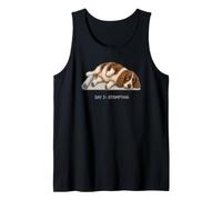 Boykin Spaniel Yoga Dog Day 3 Attempting Tank Top