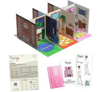 BOYNEXTDOOR - HOME 1st Studio Album (Weverse Albums Ver. / Random) Package + Utility Bill + Sticker Set + Security Card + 3 Extra Photocards Official K-POP Sealed Album + Extra photocards