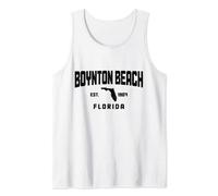Boynton Beach Florida Est. 1907 State Map Pride Vintage Tank Top