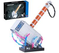 Boyorc Thor Battle Hammer Building Blocks,975PCS Creative Super Hero Building Set, Gift for Adults