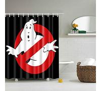 BOYOUTH Forbidden Scary Symbols Pattern Digital Print Black Shower Curtains for Bathroom Decor,Polyester Waterproof Fabric Bath Curtain with 12 Hooks,70x70 Inches,Multicolor