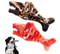 BoYoYo Tough Dog Toys for Aggressive Chewers 2 Pack, Indestructible Dog Toys to Keep Them Busy, Beef Flavor Nylon Dog Chew Toys for Large Dogs