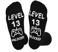 Boys 13th Birthday Socks - Teenager Gift Funny Novelty Sock for 13 Year Old Boys Cotton Socks Cool Birthday Present for Age 13 Son, Grandson