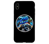 Boys 2nd Grade Back To School Gaming Controller T-rex Truck Case for iPhone XS Max