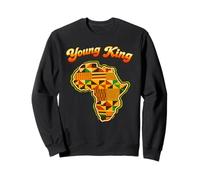 Boys African Kente Print Little Kids with King Kente Sweatshirt