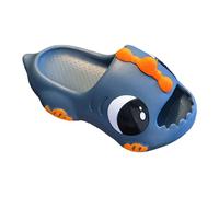 Boys and Girls Big Dinosaur Indoor Bathroom Non Soft Bottom Stepping Feeling Baby Slippers Kids Slipper for Boys (Grey, 12.5 Little Child)