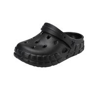Boys and Girls Clogs Garden Summer Lightweight Breathable Closed Toe Clog Slip-On Solid Color Soft Sole Comfortable Beach Pool Summer Indoor Outdoor Footwear for Children 03-Black
