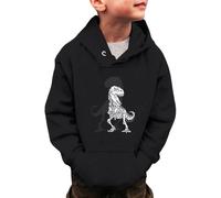 Boys and Girls Hoodies Child Sweatshirt Graphic Outfits Children's Pullover Hooded Jumper PE School Warm Coats Gaming Gifts Black