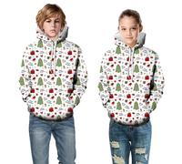 Boys and Girls Hoodies Child Sweatshirt Plain Children's Pullover Hooded Jumper Gaming Hoody for Kids Unisex Age 2-13 Years Watermelon Red
