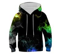 Boys and Girls Hoodies Hooded Top Sweatshirt Warm Pullover with Pocket Pe School Sweat Hoodie Outdoor Activewear for Spring Fall Walking Green