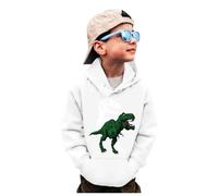 Boys and Girls Hoodies Warm Soft Pullover Sweatshirt Kids Cotton Long Sleeve Costume Breathable, Lightweight Jumper School Top Gaming Gifts White