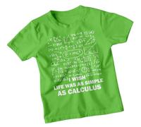 Boys and Girls Math-Themed Design Number Day Maths Day Ideas T-Shirt Tee for Teens #ND 9-11 Years Lime