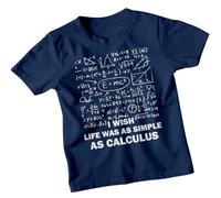 Boys and Girls Math-Themed Design Number Day Maths Day Ideas T-Shirt Tee for Teens #ND 9-11 Years Navy