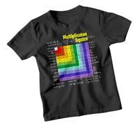 Boys and Girls Multiplication Table Number Day Ideas T-Shirt #ND 7-8 Years Black