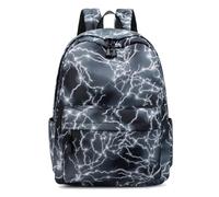 Boys And Girls School Backpack Junior And Intermediate School Bag Laptop Teenagers Lightweight Travel Backpack Backpack Leather (Black, One Size)