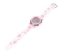 Boys and Girls Waterproof Electronic Watch Flower Pattern Wristwatch