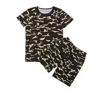 Boys and Toddlers' Outfit Sets Casual Kids Shorts Dinosaur Monster Print Top Camouflage Loungewear Floral Cute Festival Clothes Streetwear