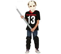 Boys' Assassin Costume with Hockey Mask