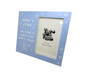 Boys Baby Scan We Can't Wait To Meet You Photo Frame