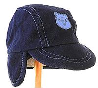 Boys/Baby/Toddler Navy Denim Teddy Sherpa Hat Cap Fleece Lining 12-24 Months 50cms 1-2 Years