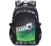Boys Backpack Student Kids Bookbags Durable School Bags Big Heavy Duty Travel Waterproof (9-Green)