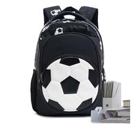 Boys Backpacks 8-10 Years Old - Waterproof Sports Backpack, Large Capacity School Bag | Travel Bag for Gym, Commuting, Middle School, Lightweight Durable Organizer for the U, Black, riferimento