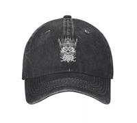 Boys Baseball Cap,Heavy Metal Deathcore Rock Band Signs of The Swarm Demin Cap Durable for All Seasons Caps Men's Baseball Cap