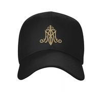 Boys Baseball Cap，Virgin Mary Monogram Ave Maria Baseball Cap Gentleman Hat Men's Big Size hat Beach Bag Women's Golf Wear Men's