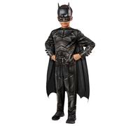 Boys Batman Costume DC Comics Superhero Crime-Fighter Kids Fancy Dress Outfit