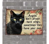 Boys Bedroom Accessories Angels Don't Always Have Wings Sometimes They Your Own Tapestry Bar Stuff for Man Cave Backyard Bar Decor(100X150CM)