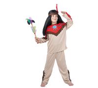 Boy's beige Indian costume