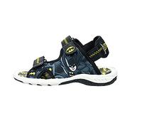 Boys Black DC Comics Batman Hook and Loop Sandals UK 11 Kids