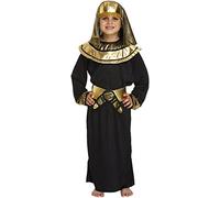 Boys Black Egyptian Pharaoh Fancy Dress Costume for Childrens School National Dress Up Outfit 7-9 Years by Partypackage Ltd