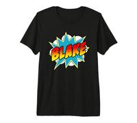 Boys Blake Name Comic Book Superhero Premium T-Shirt