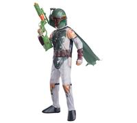 Boys Boba Fett Star Wars Mandalorian Cosplay Halloween Fancy Dress Kids Costume