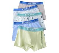 Boys Boxer Briefs, Cotton Toddler Underwear Breathable Performance Big Boy Boxer Briefs with 5-Pack For (14-16 YRS)
