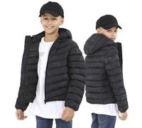 Boys Brave Soul Grant Padded School Jacket - black - 9-10 Years