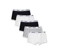 Boys' Breathable Boxer Brief 5-Pack,Briefs Underwear,Shorts Kids Cotton Underwear Black 13-14 Years